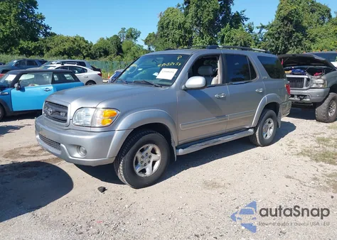 2001 Toyota Sequoia Sr5 V8 from USA, damaged, VIN 5TDBT44A21S047331